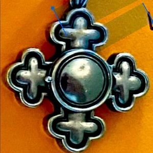 James Avery locket cross